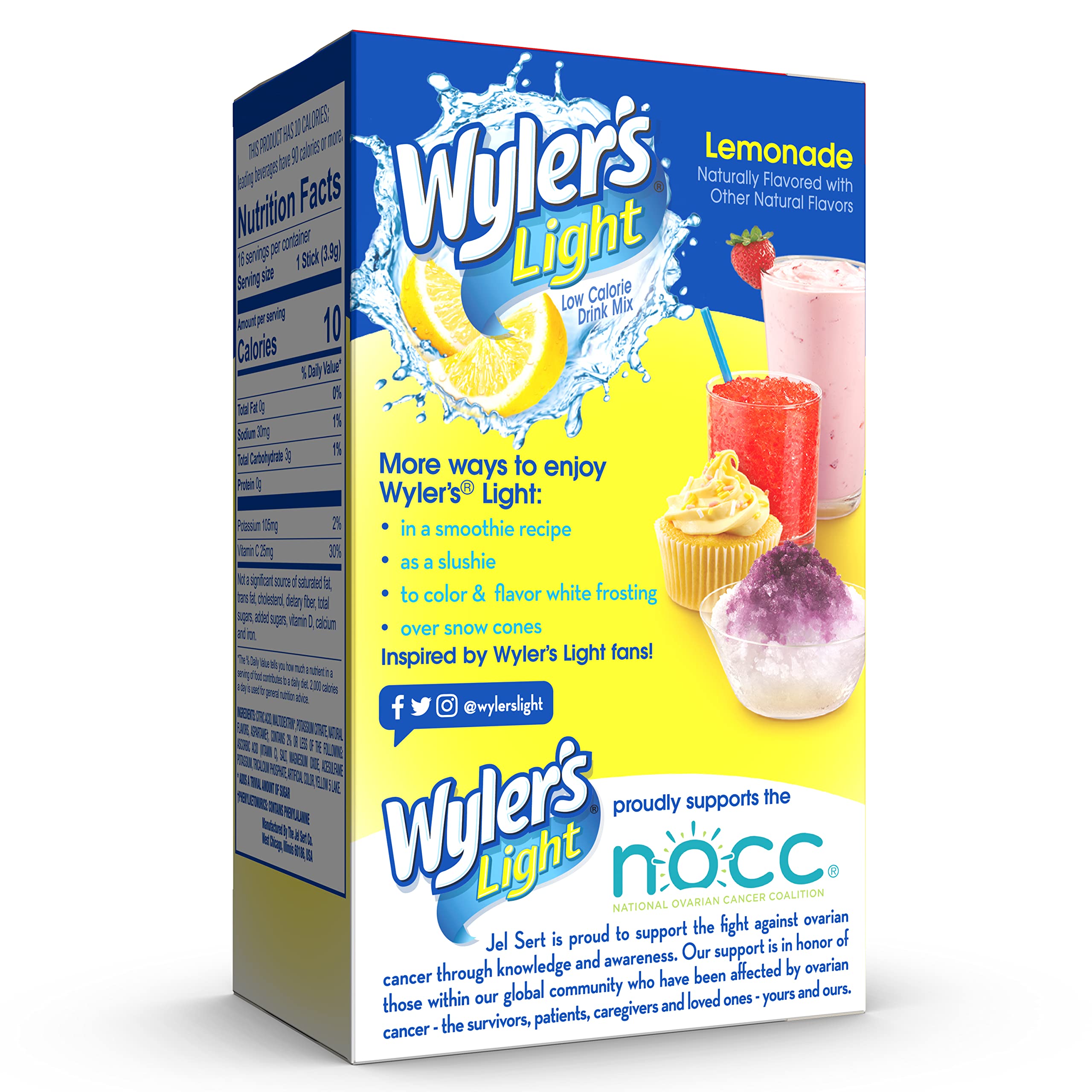 Wyler's Light powder texture spilled onto surface showing fine mixability benefit