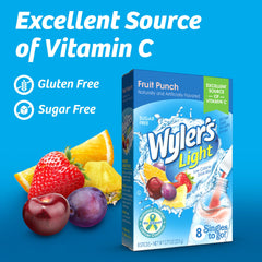 Wyler's Light mixed in bottle with vibrant color and quick hydration benefit