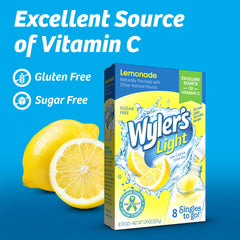 Wyler's Light mixing in water bottle illustrating fast dissolve and on-the-go hydration