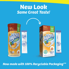 Wyler's Light single pitcher packet close-up for easy portioning benefit