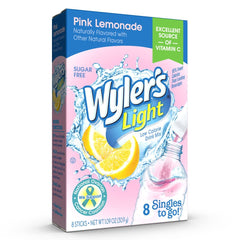 Wyler's Light single packet close-up highlighting portable convenience and taste