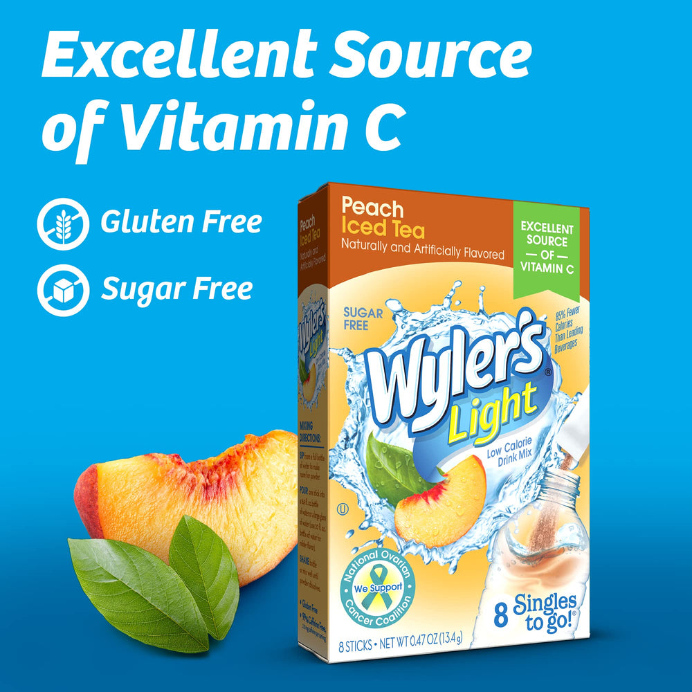 Wyler's Light powdered texture on spoon highlighting quick dissolve