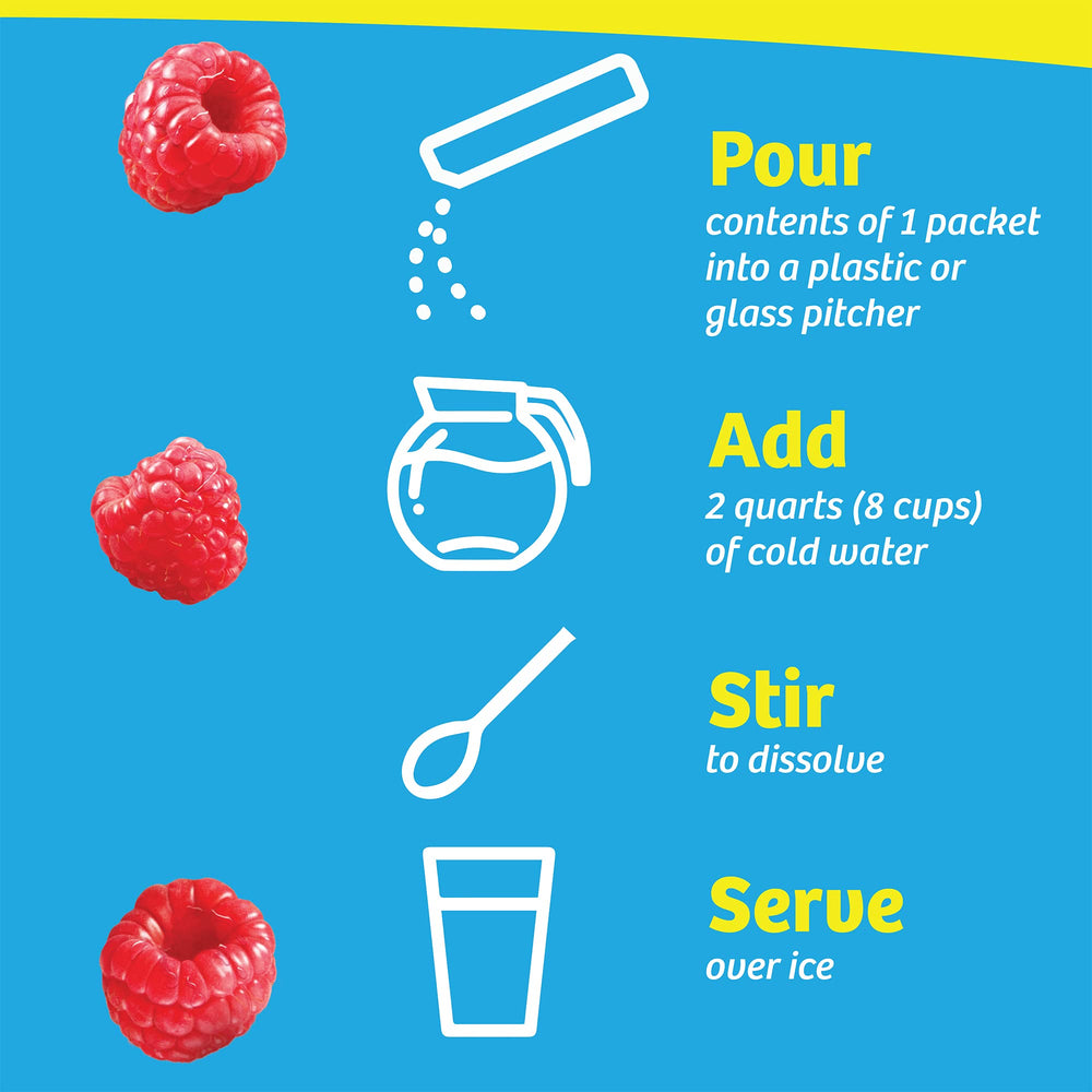 Wyler's Light nutrition label close-up highlighting vitamin C and low calories