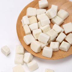 WZQLAOYS close-up of coconut chunk texture highlighting chew and quality