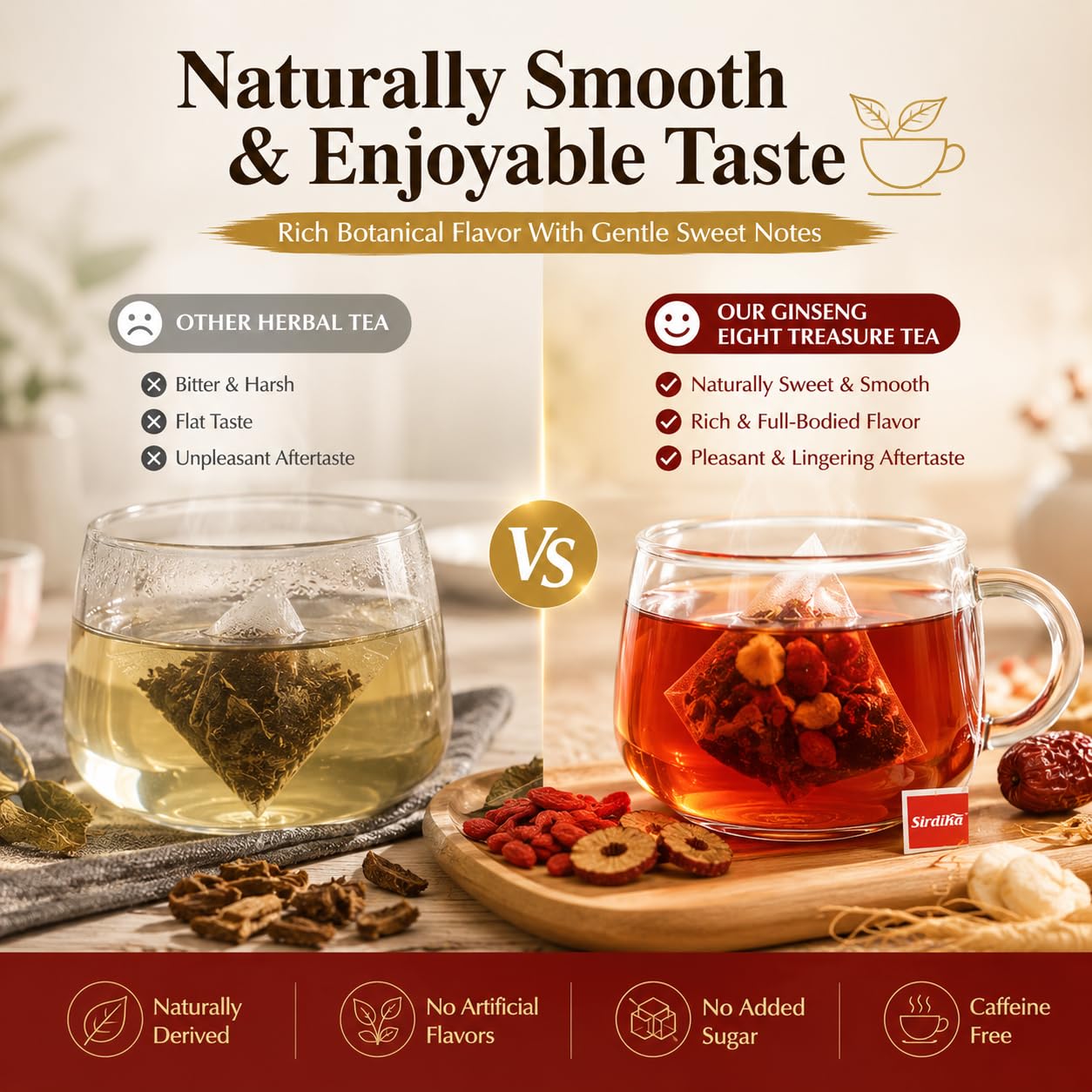 XICOFISS steaming brewed cup, warm aroma and silky texture benefit