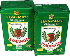 Ximango close-up of green yerba mate leaves fine grind highlighting fresh aroma benefit