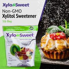 Xlear XyloSweet close-up of granules showing sugar-like texture for baking performance