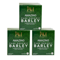 XLXZHYF front box shot showing organic barley powder and clear labeling for easy identification