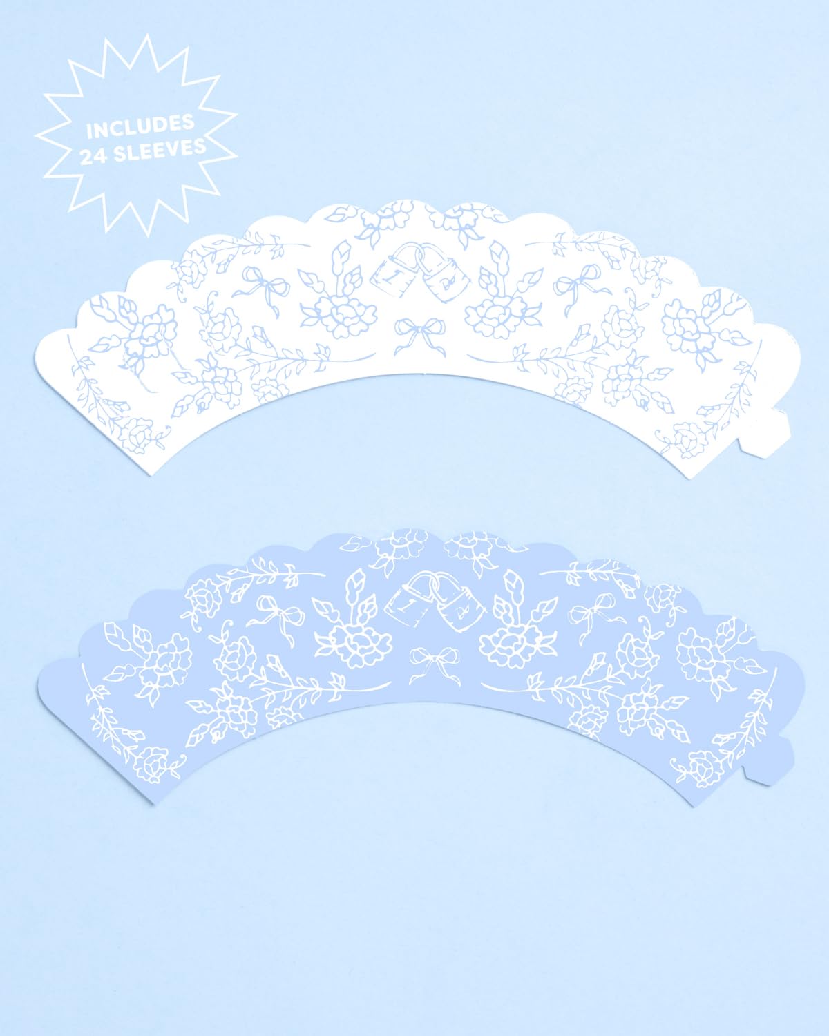 xo, Fetti close-up of cardstock texture and crisp print for photo-ready look