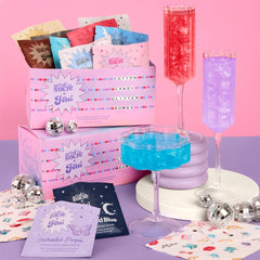 xo, Fetti front packaging showing eras collection for party-ready drinks