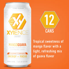 XYIENCE 12-pack of 16 fl oz cans boxed for convenient stocking and on-the-go use