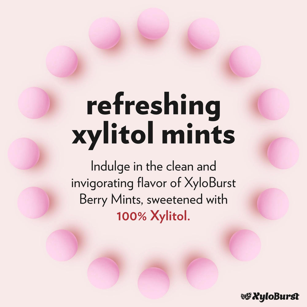 Close-up of Xyloburst mint texture highlighting smooth berry surface and color