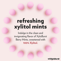Close-up of Xyloburst mint texture highlighting smooth berry surface and color