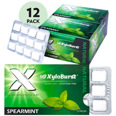 Xyloburst single gum piece texture highlighting smooth chewability
