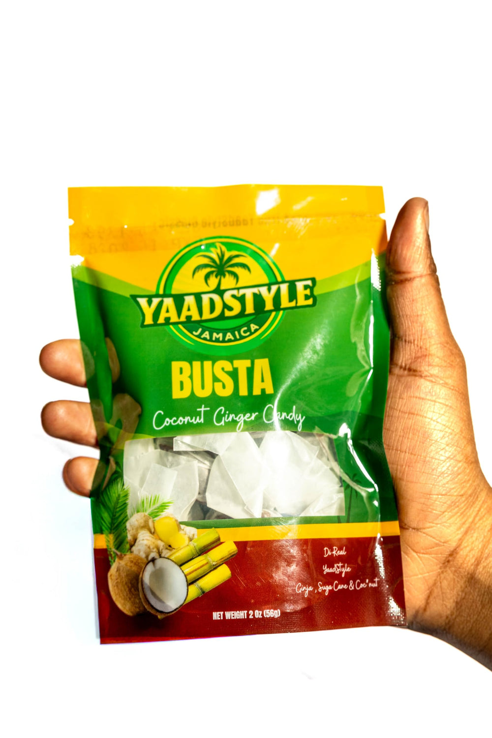 YaadStyle Busta candy in a bowl being shared, ideal for gifting and snacking