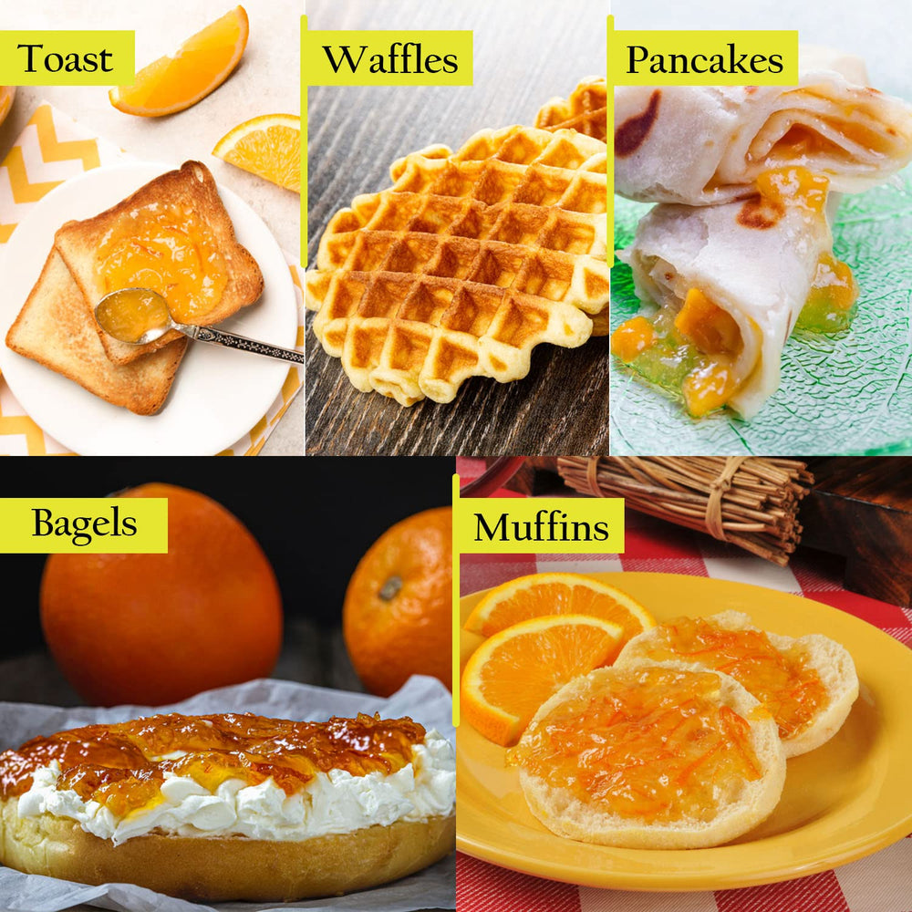 Yakami Orchard marmalade spread on toast highlighting bright citrus flavor