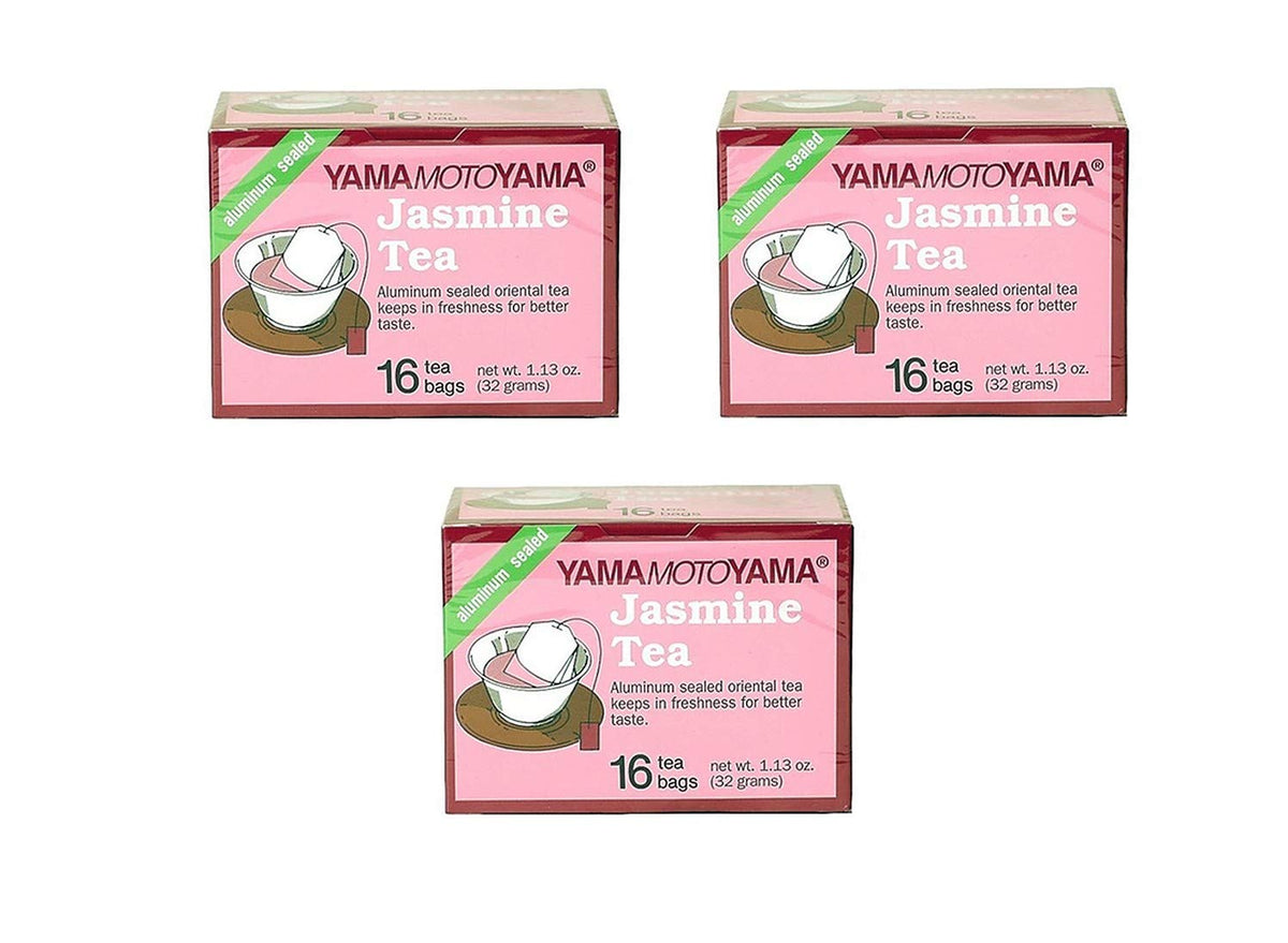 Yamamotoyama front packaging showing three-pack and clear product labeling for easy storage