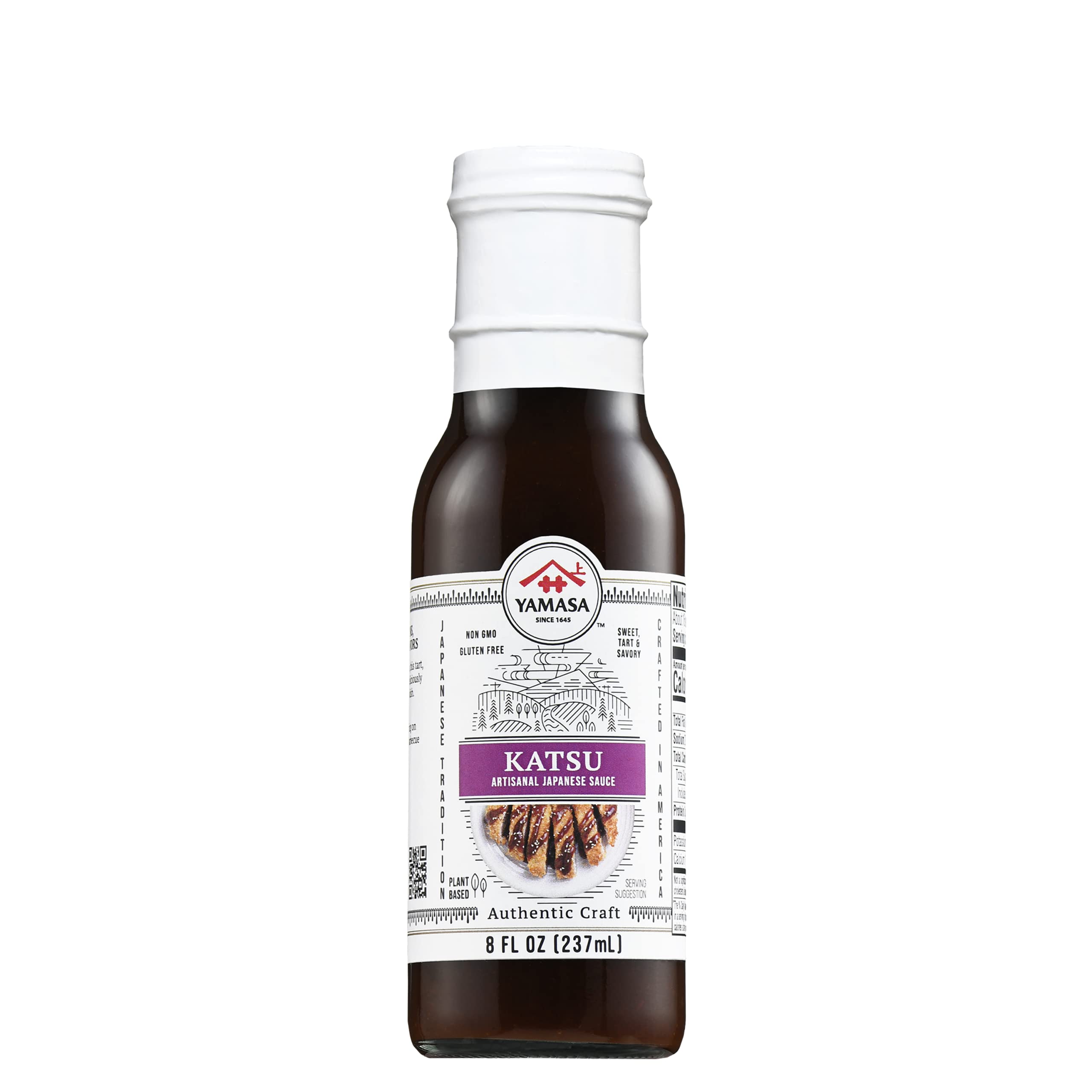 Yamasa bottle front view showing product and easy-pour benefit