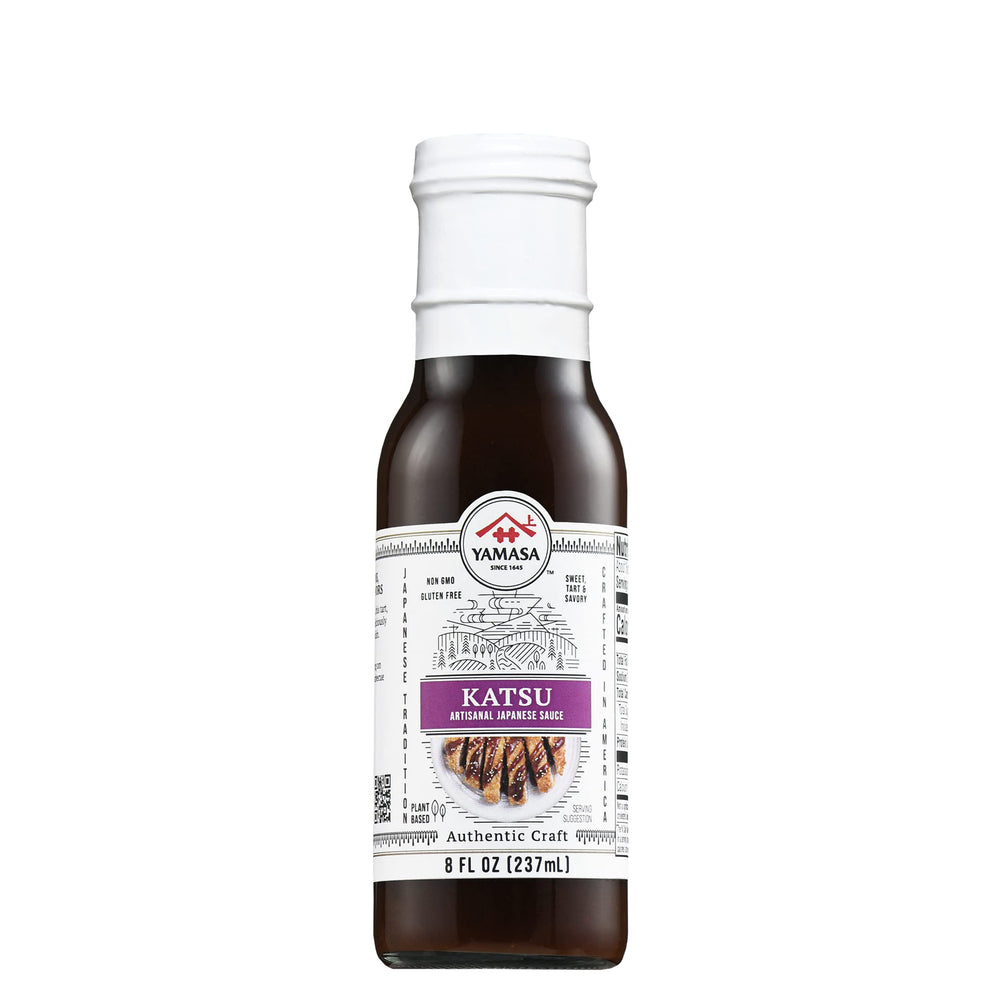 Yamasa bottle front view showing product and easy-pour benefit