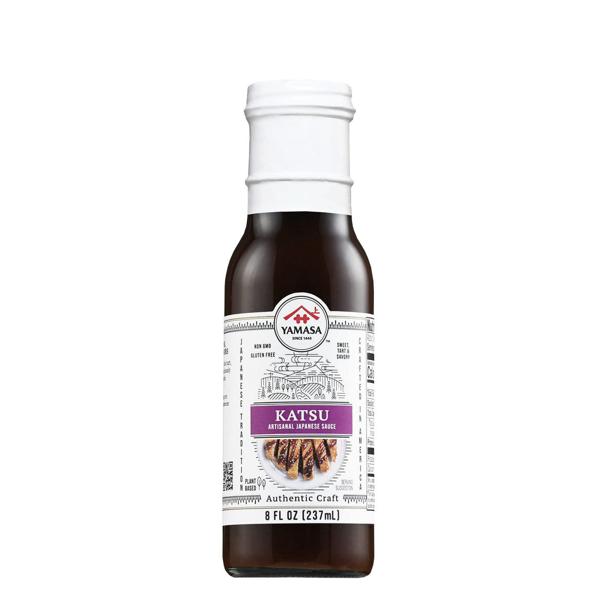Yamasa bottle front view showing product and easy-pour benefit