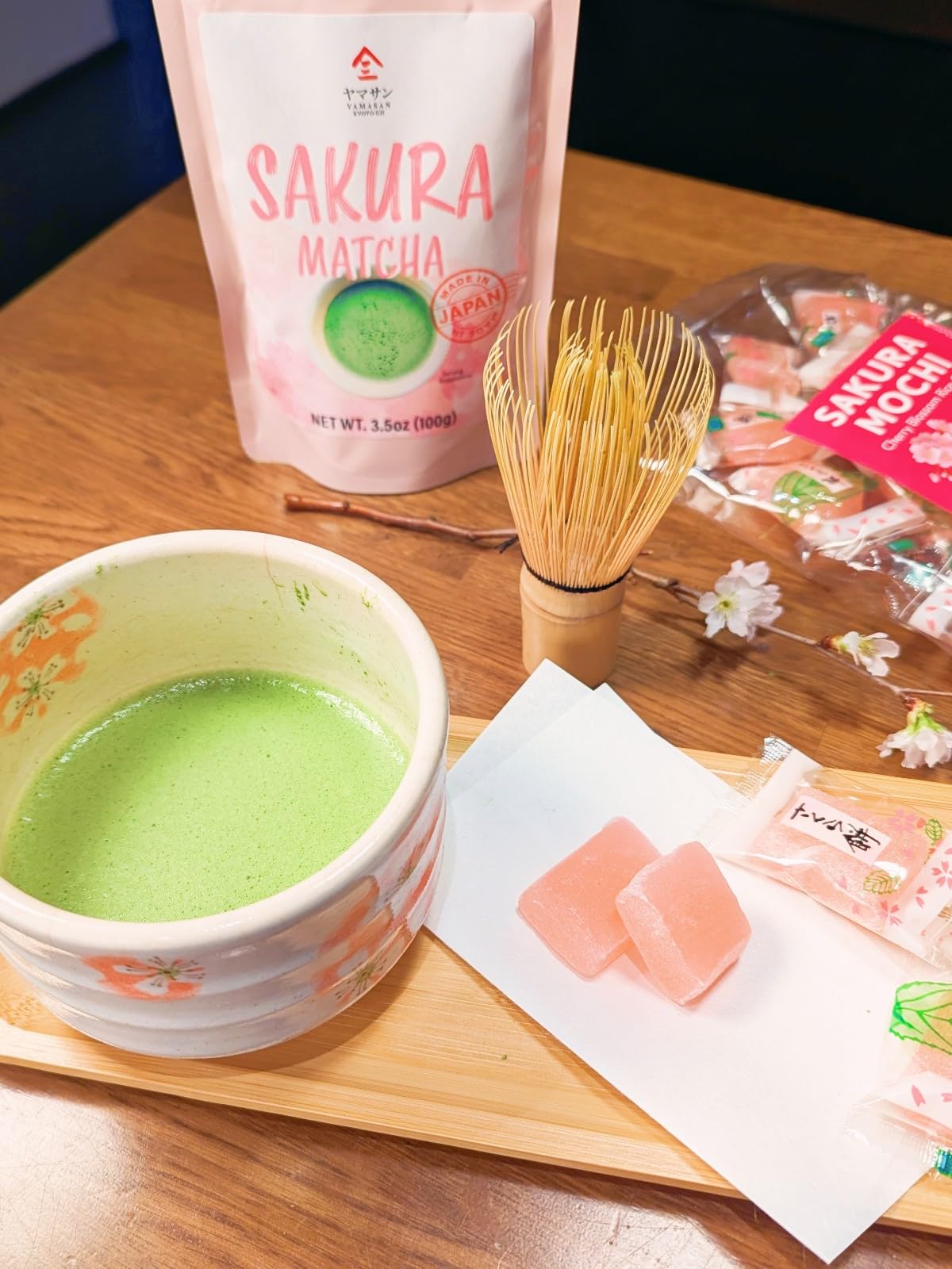YAMASAN KYOTO UJI open pouch with candies ready to enjoy and share
