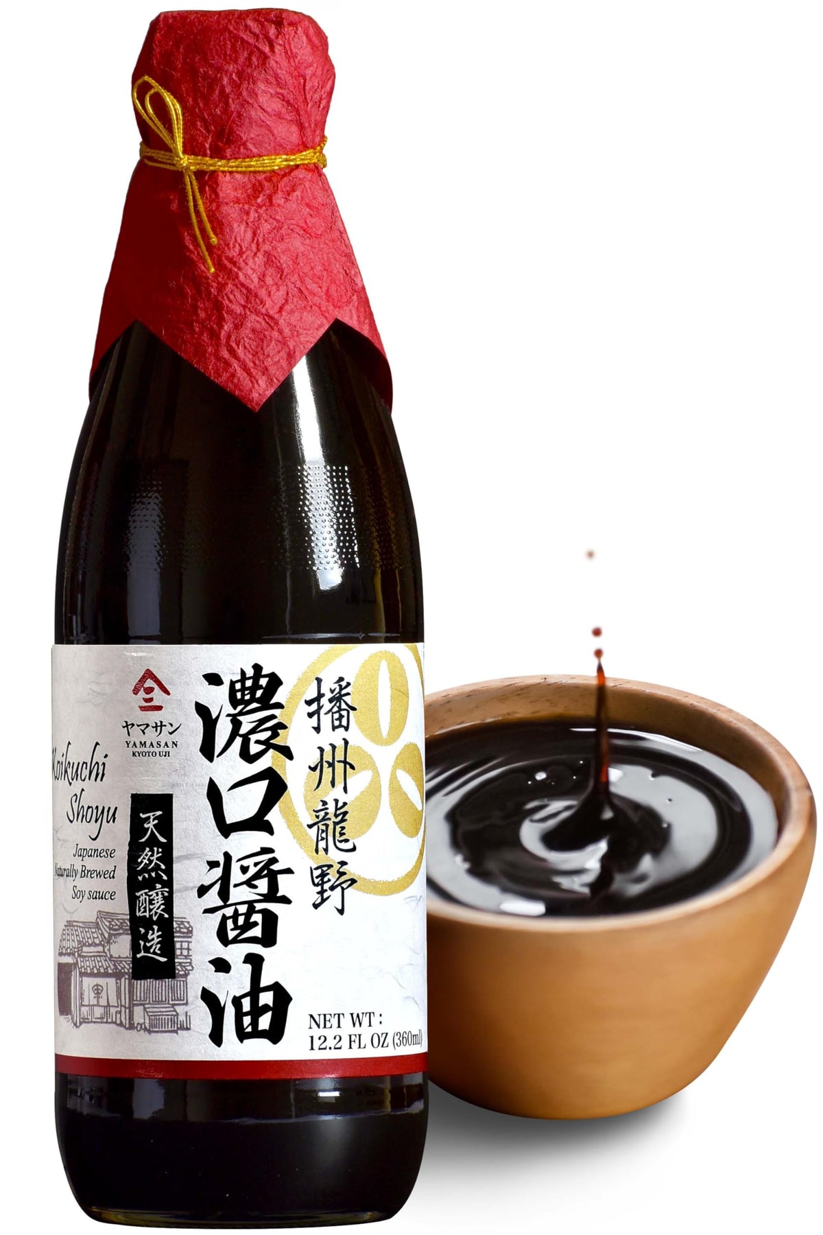 YAMASAN KYOTO UJI front bottle view showing premium packaging and shelf appeal