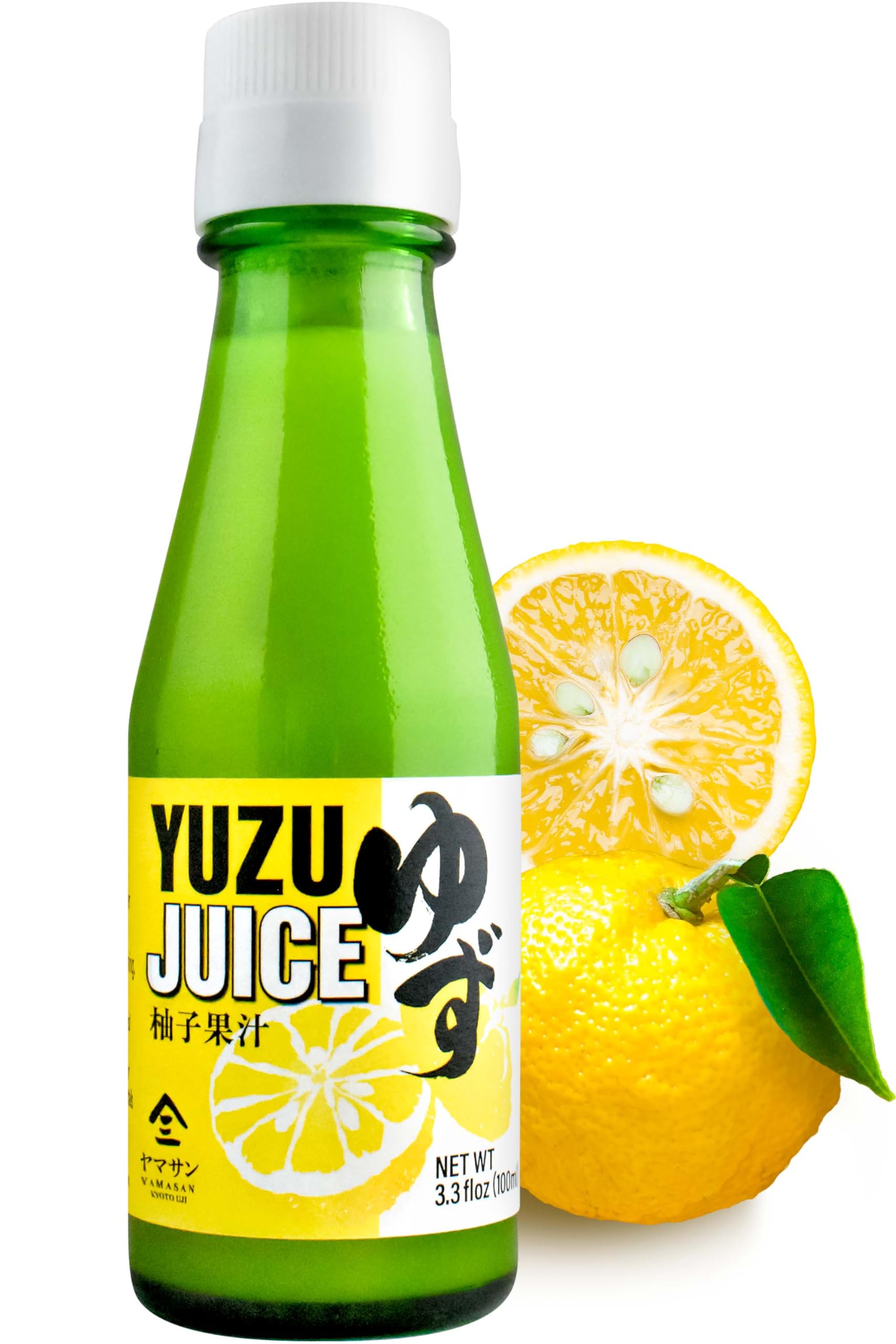 YAMASAN KYOTO UJI front bottle showing premium yuzu juice for bright flavor