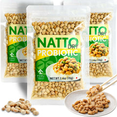 YAMASAN KYOTO UJI front packaging showing three 70g natto packs and branding for convenience