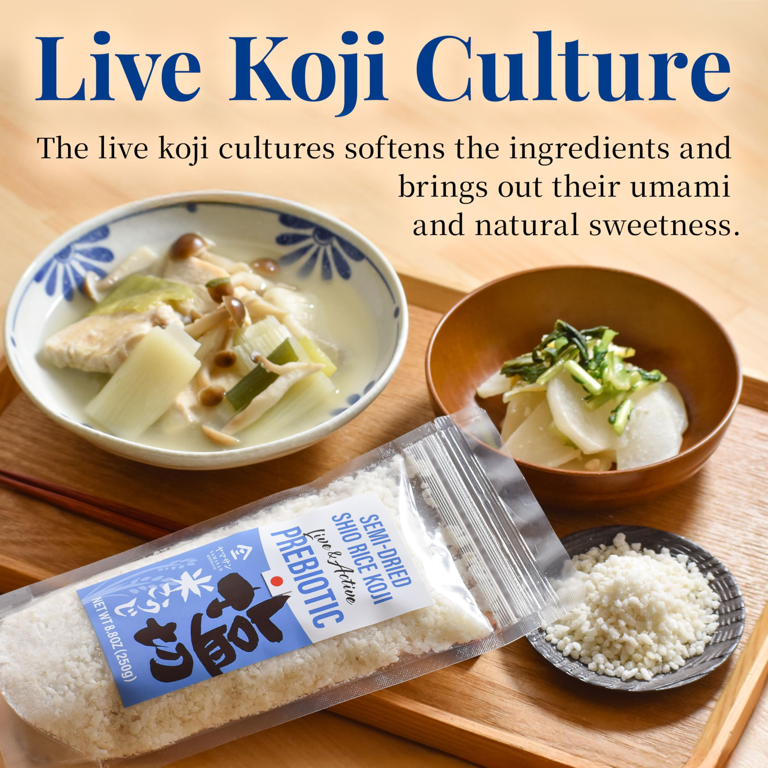 YAMASAN KYOTO UJI marinated fish using koji for tenderized, savory result