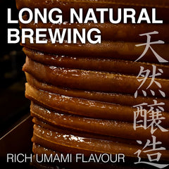 YAMASAN KYOTO UJI dark soy pouring stream highlighting silky texture benefit