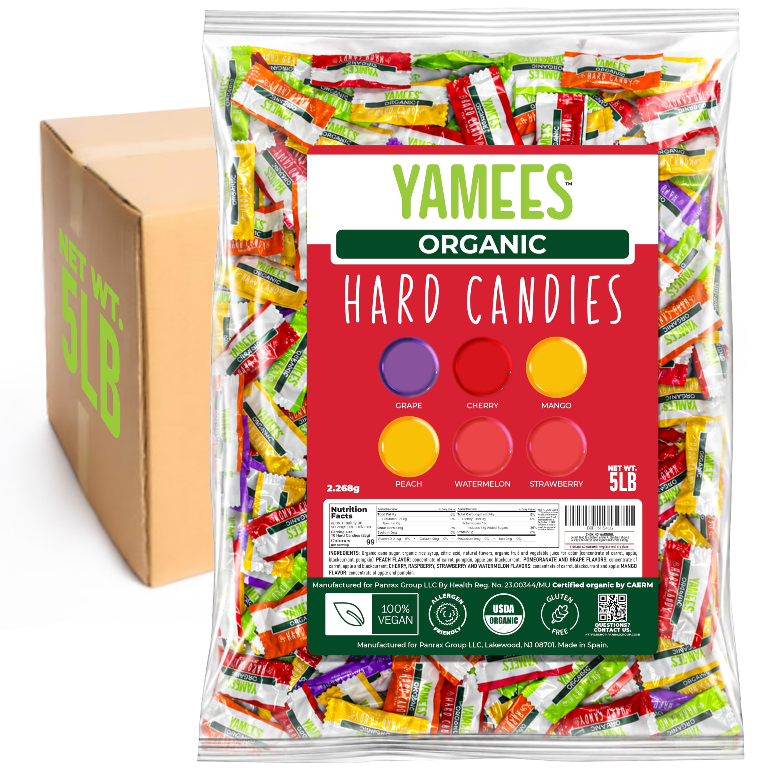 YAMEES party table with candies enhancing event decor and guest appeal