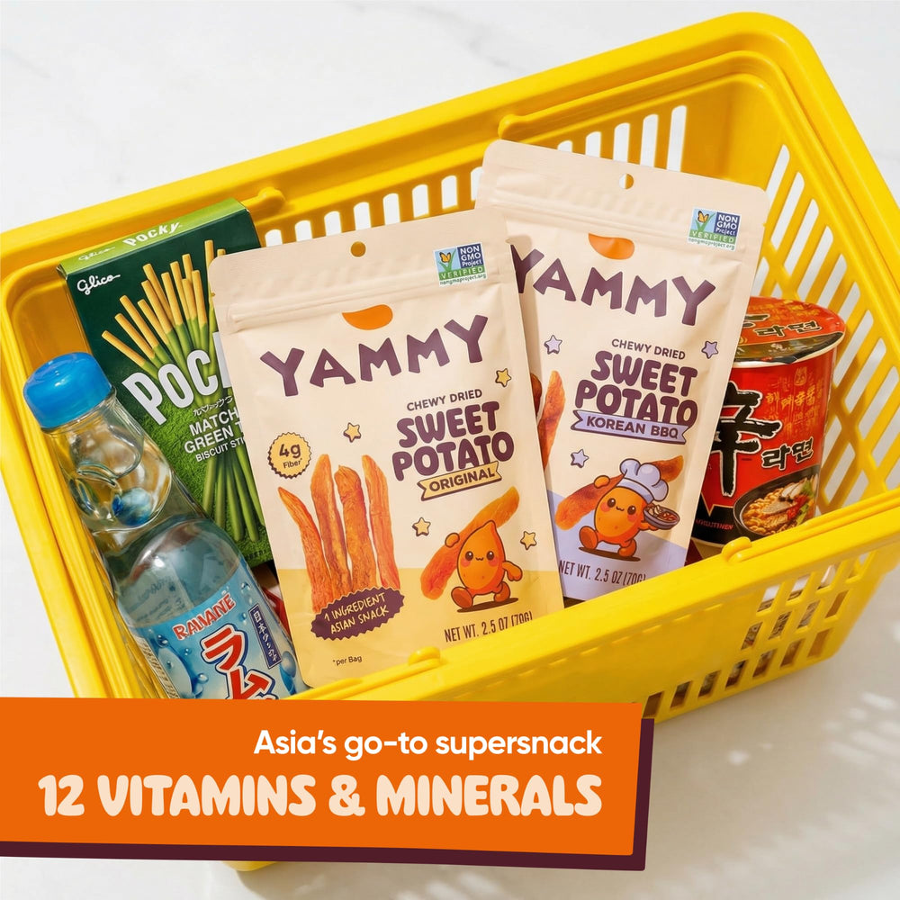 Yammy spices and sweet potato ingredients displayed to show real-seasoning benefit