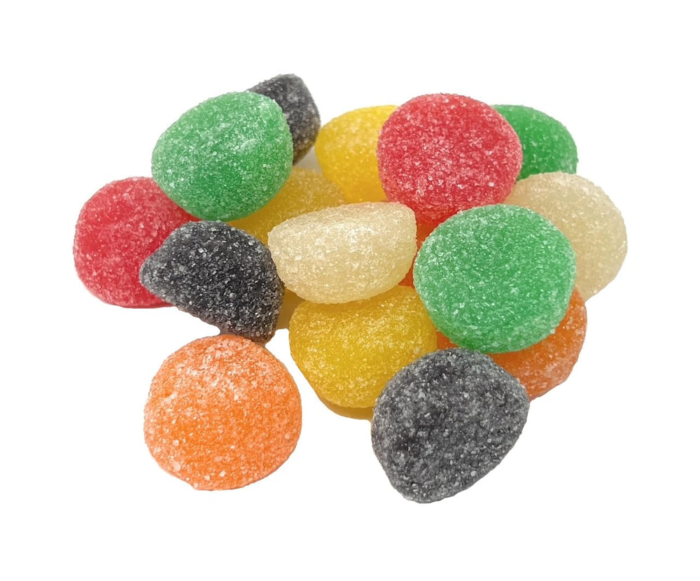 YANKEETRADERS close-up of jumbo jel texture highlighting soft chew and vivid colors