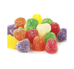 YANKEETRADERS front of package showing 2-pound bulk bag and colorful gumdrops benefit: easy identification
