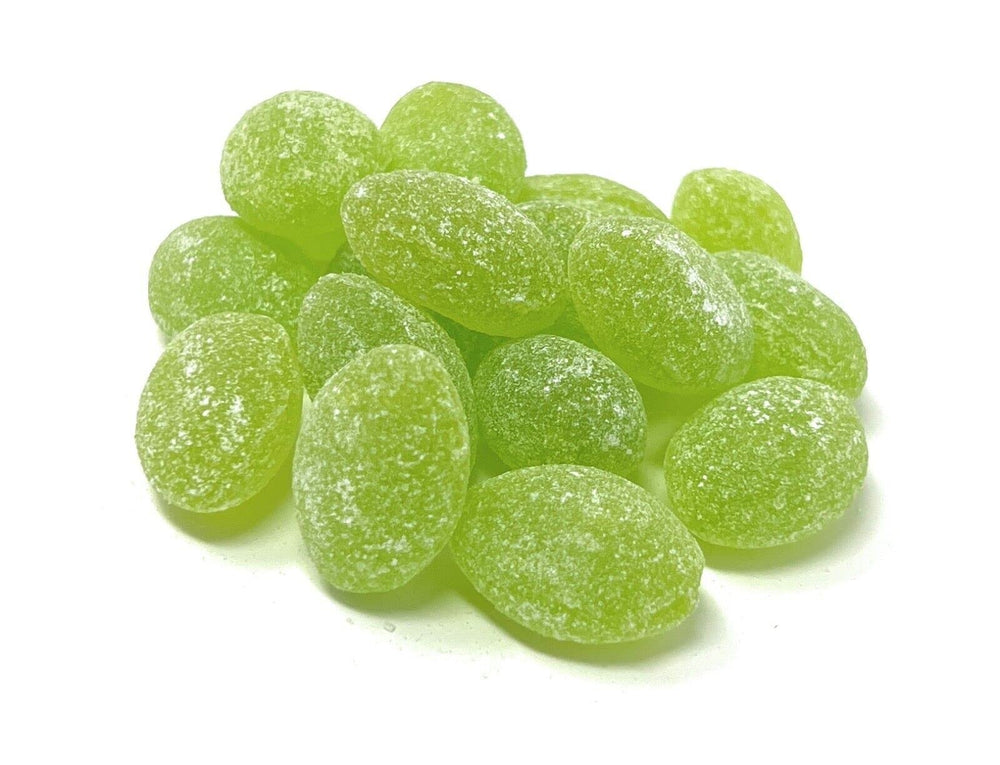 YANKEETRADERS front packaging showing green apple drops and 40 oz bulk size benefit