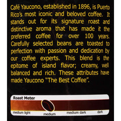 Yaucono close-up of whole beans highlighting roast texture and aroma
