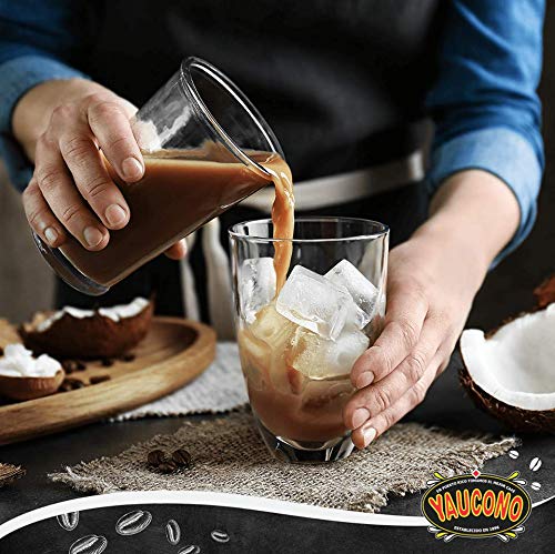 Yaucono served in a ceramic cup illustrating smooth, well‑balanced flavor