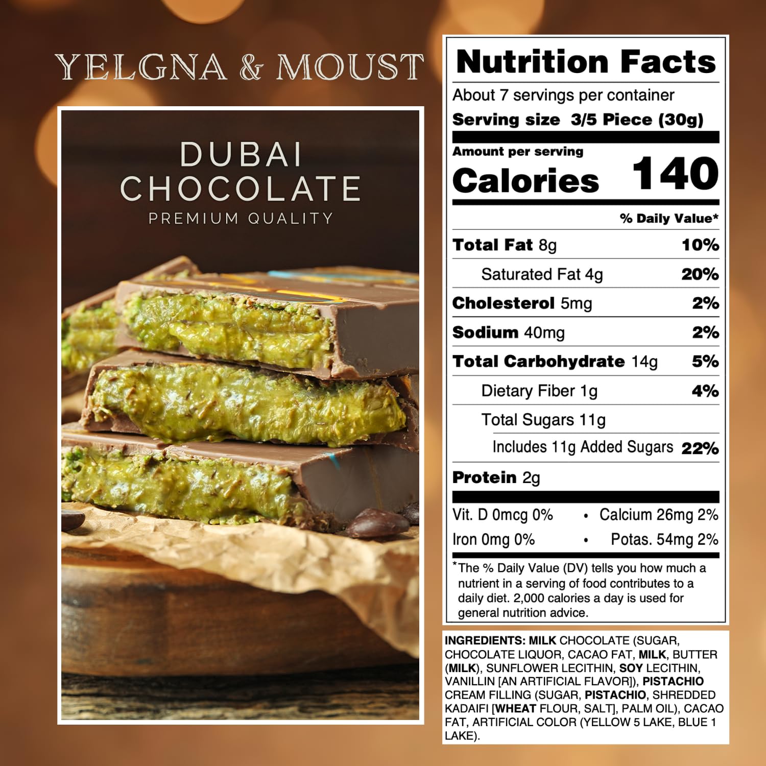 Yelgna & Moust close-up of kataifi crisp showing delicate crunch