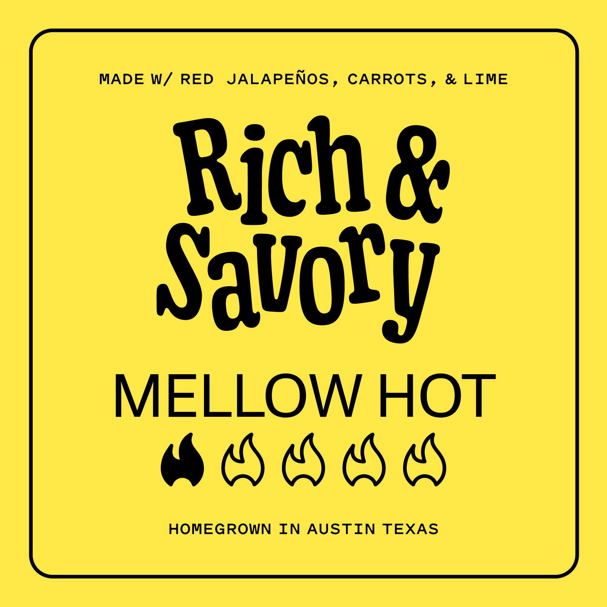 Yellowbird label close-up highlighting classic jalapeño ingredients and branding