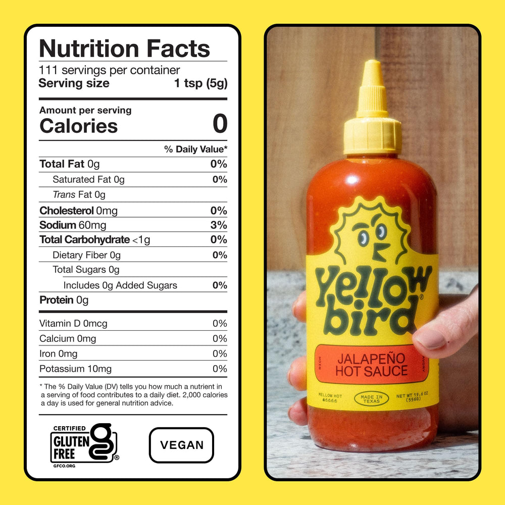 Yellowbird bottle on a kitchen table suggesting everyday family use