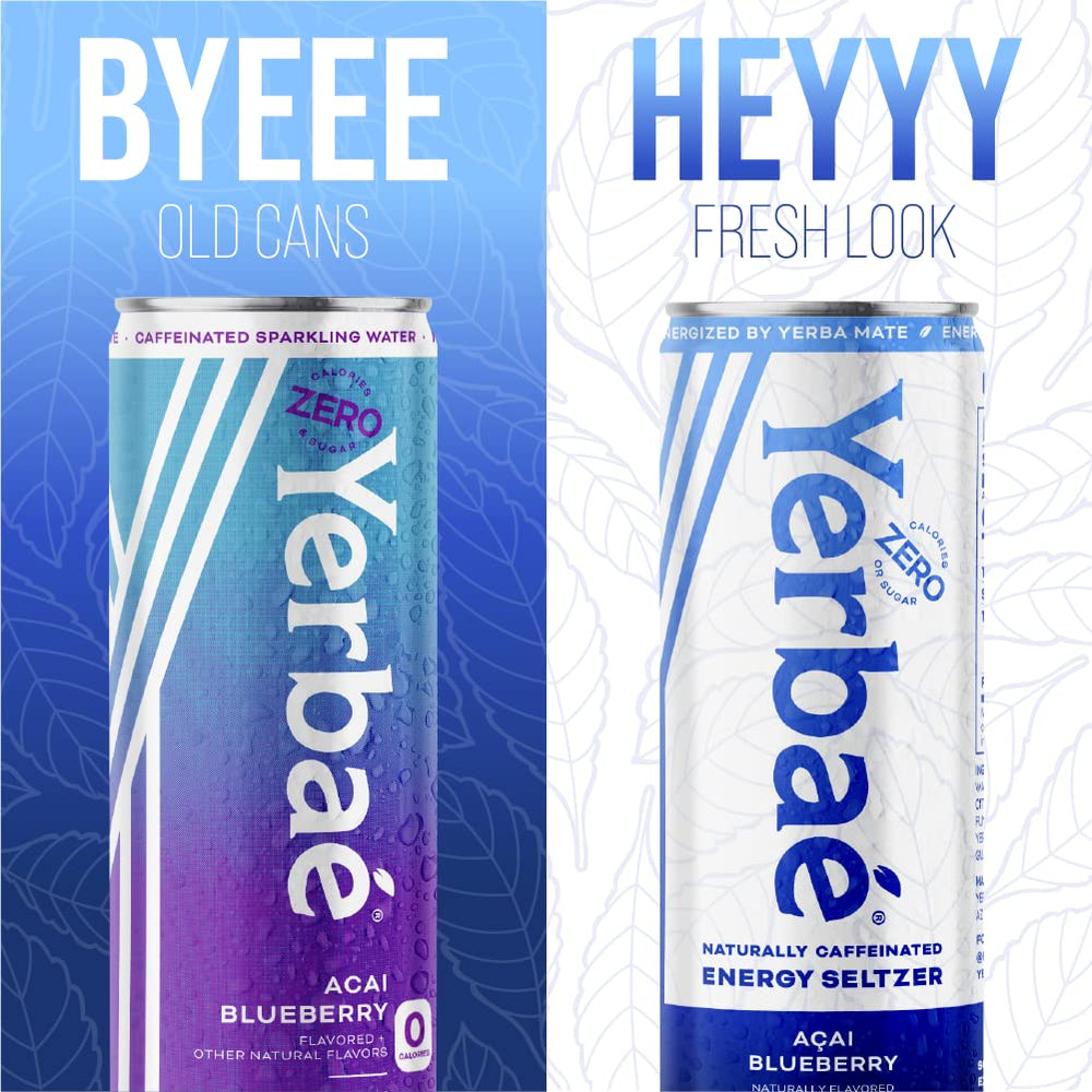YERBAÉ can held in hand for scale showing portable 12 oz convenience