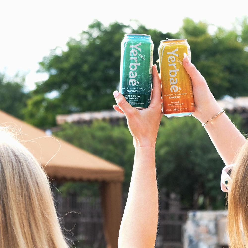YERBAÉ can held in hand to show size and easy portability