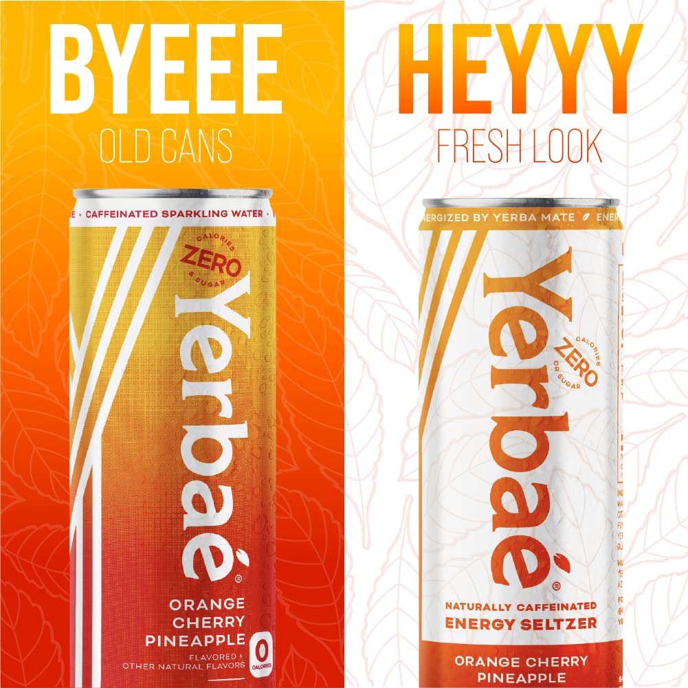 YERBAÉ Pomegranate Berry can pouring into glass to highlight carbonation and calorie-free refreshment