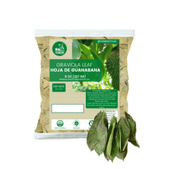 YERBERO front packaging showing 8 oz bag and whole dried leaves benefit freshness