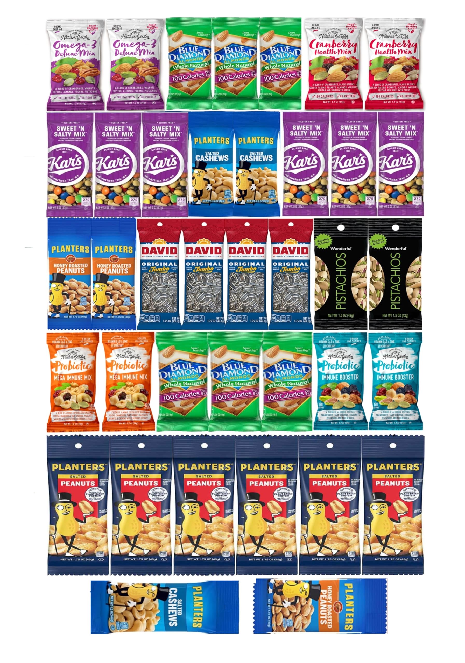 YESY front packaging showing 38-count variety for convenient snacking