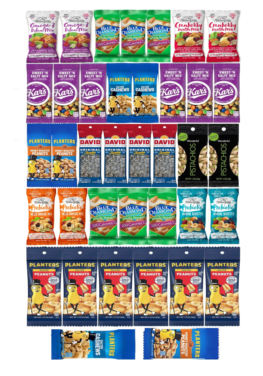 YESY front packaging showing 38-count variety for convenient snacking