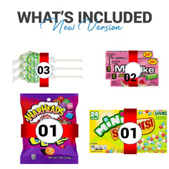 YESY assorted individually wrapped candies, convenient for sharing
