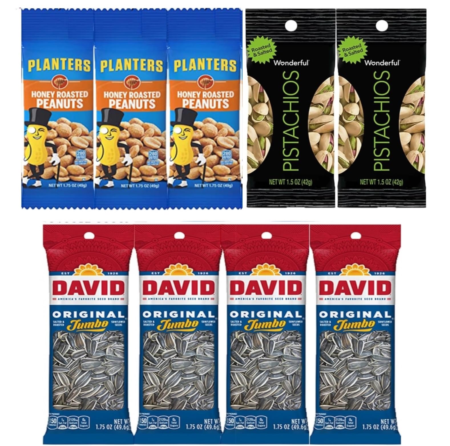 YESY sunflower seeds pack focus showing compact portion and energy