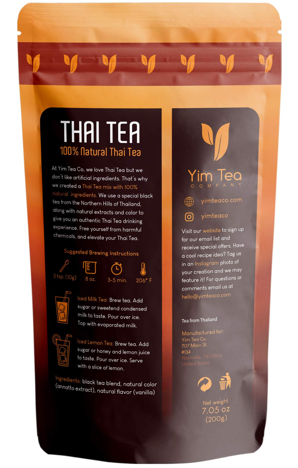 Yim Tea Co. loose leaf close-up revealing Assam texture and robust brewing potential