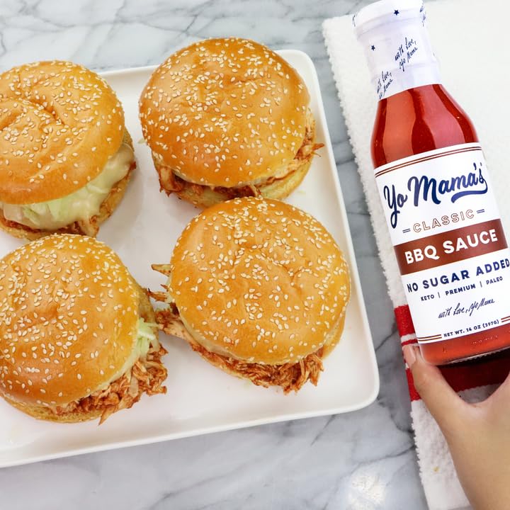 Yo Mama’s Foods sauce brushed on ribs showing caramelized finish and flavor boost